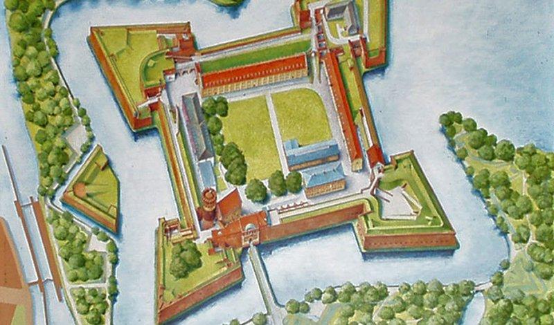 Plan der Zitadelle, Abb: Zitadelle Berlin