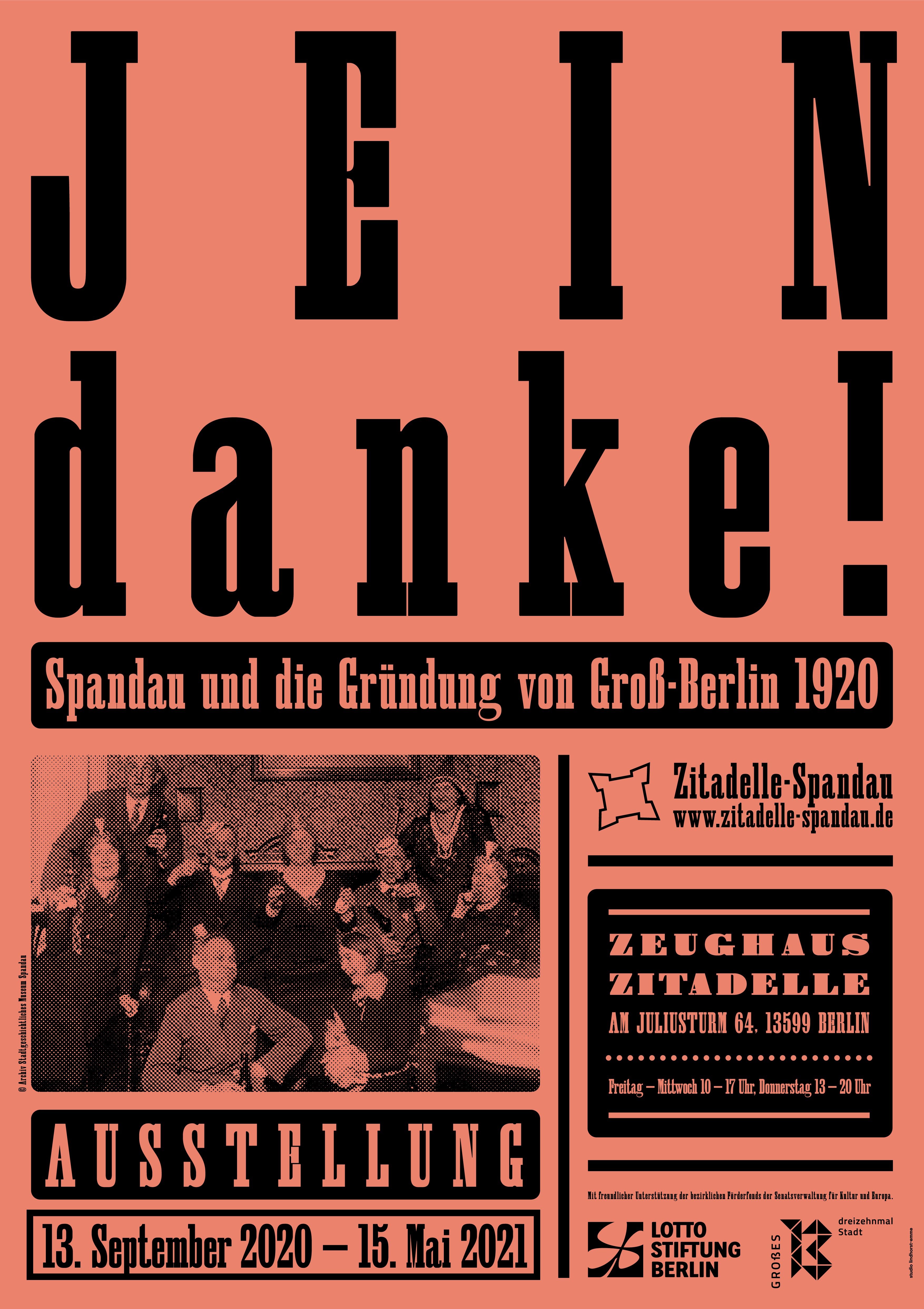 Ausstellungsplakat Jein danke!