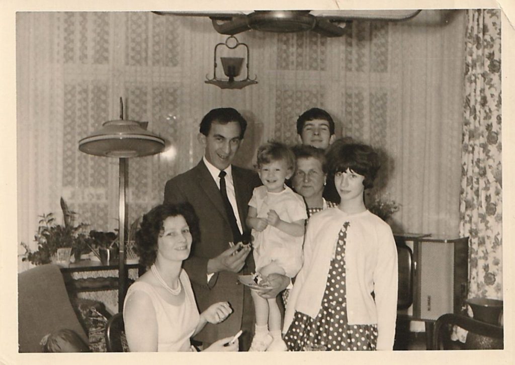 Familienfoto von Horst Widawski (John Pierce), Berlin 1964