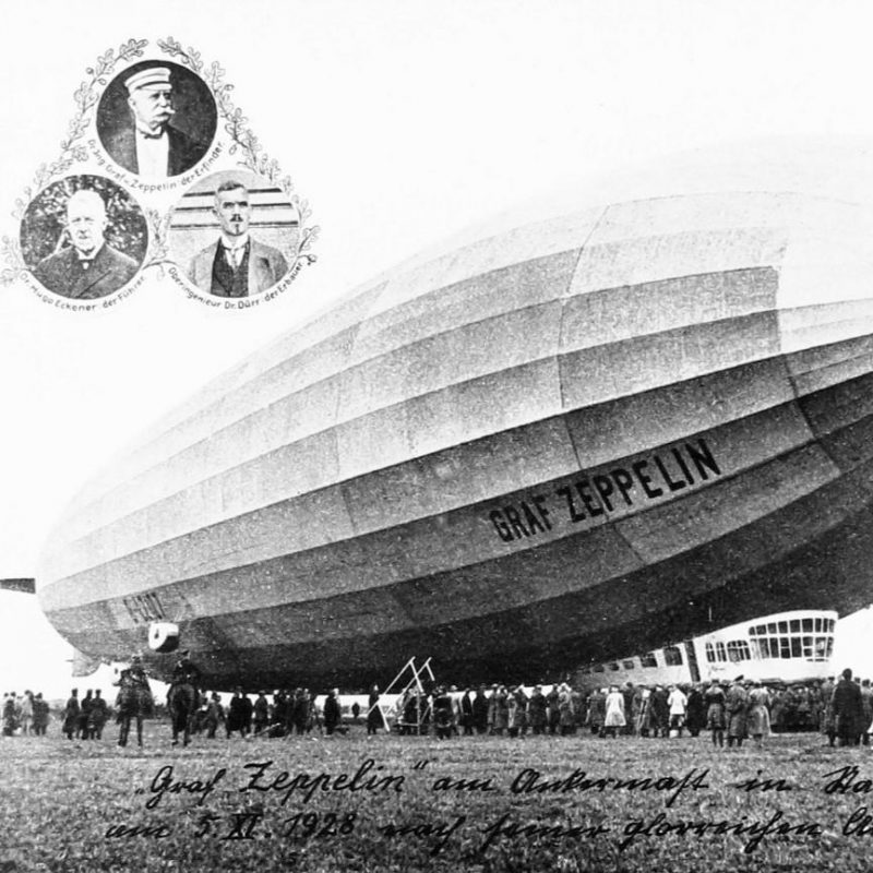 Landung Graf Zeppelins. Stadtgeschichtliches Museum Spandau