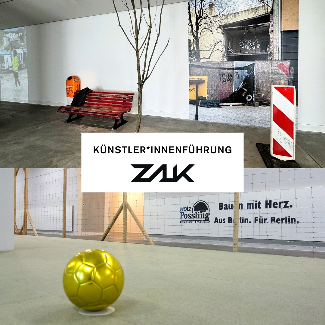 Zwei zusammengeschnittene Ausstellungsansichten aus den Ausstellungen Urban Reflections und gold